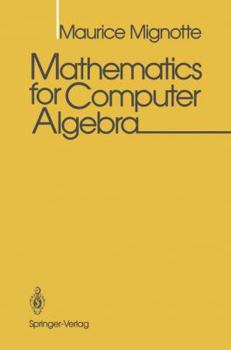 Hardcover Mathematics for Computer Algebra Book