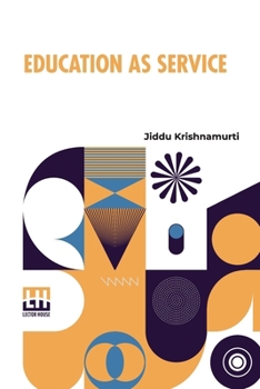 Paperback Education As Service Book