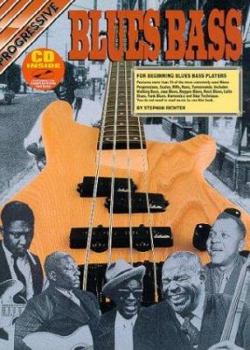 Paperback Blues Bass Bk/CD: For Beginning Blues Bass Players Book