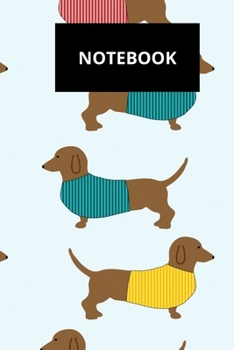 Notebook:: Dachshund colorful design  Blank Dot  (bullet) Journal To Write In For Notes, Ideas, Diary, To-Do Lists, Notepad - Dogs Gifts For Dachshund ... - Best Gifts For Women, Men, Teen & Kids