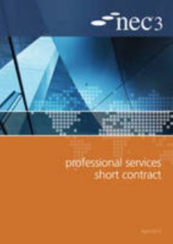 Paperback NEC3 Professional Services Short Contract (PSSC) Book