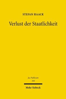 Hardcover Verlust Der Staatlichkeit [German] Book