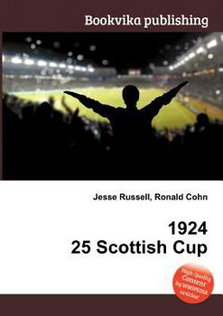 Paperback 1924 25 Scottish Cup Book