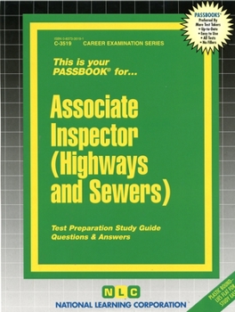 Spiral-bound Associate Inspector (Highways & Sewers): Passbooks Study Guide Book