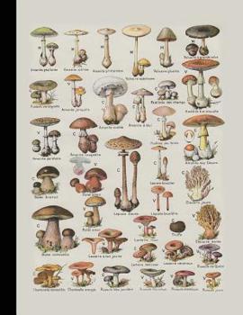 Vintage Botanical Illustration Journal: Poisonous Fungi - The Large Botanical Journal for the Mycology Lover