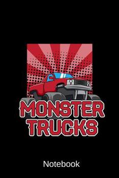 Notebook: Monster Trucks Personal Organizer