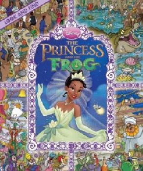 Hardcover Disney Princess and the Frog: Look and Find Book