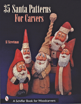 Paperback 35 Santa Patterns for Carvers Book
