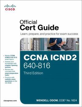 Hardcover CCNA ICND2 640-816 Official Cert Guide [With DVD] Book