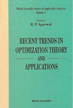 Hardcover Recent Trends in Optimization Theory and Applications Book