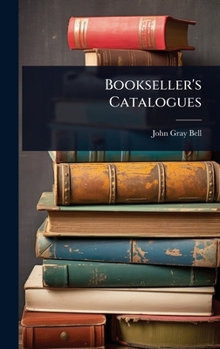 Hardcover Bookseller's Catalogues Book