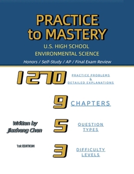 Paperback Practice to Mastery: U.S. High School Environmental Science Book