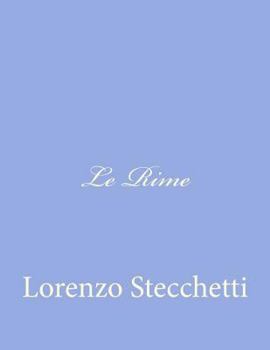 Paperback Le Rime [Italian] Book