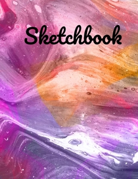 Paperback Sketchbook: : Beautiful Sketchbook for Kids or Adults with 110 pages of 8.5 X 11" Blank White Paper for Drawing, Doodling or Learn Book