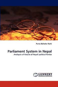 Paperback Parliament System in Nepal Book
