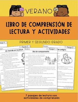 Paperback Libro de comprensión de lectura y actividades: Primer y segundo grado [Edición verano] (Lee conmigo: Libros para niños) (Spanish Edition) [Spanish] Book