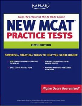 Paperback Kaplan New MCAT Practice Tests Book