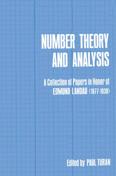 Hardcover Number Theory and Analysis Book