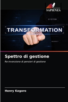 Paperback Spettro di gestione [Italian] Book