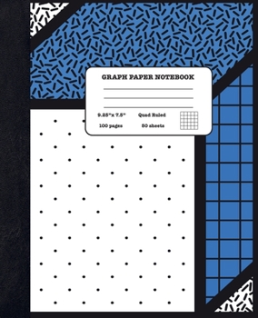 Graph Paper Notebook Quad Ruled 5x5: Algebra and Science - Composition Notebook for Girls Boys Students - cute Notebook for College School - Geometric Shapes Design