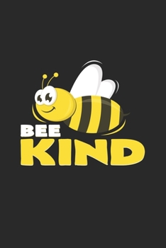 Bee kind: 6x9 Anti-Bullying | dotgrid | dot grid paper | notebook | notes