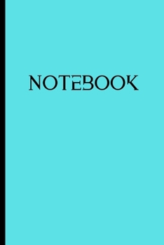 Paperback Notebook: Notebook/Journal/Diary Book