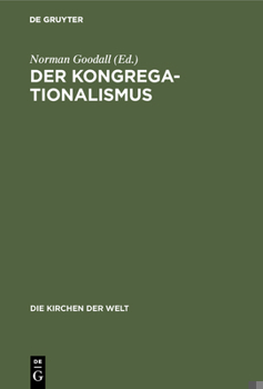 Hardcover Der Kongregationalismus [German] Book
