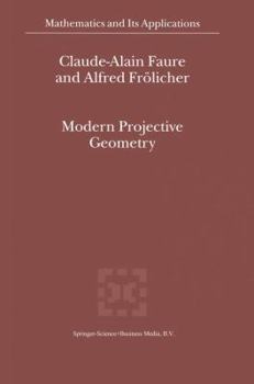 Paperback Modern Projective Geometry Book