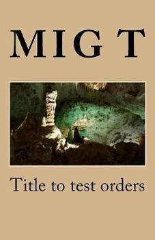 Paperback Title to test orders Book