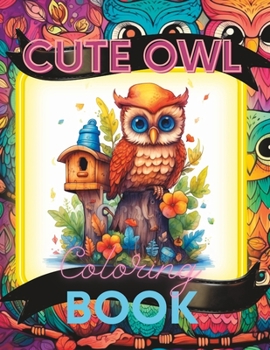 Paperback Cute Owls: coloring book