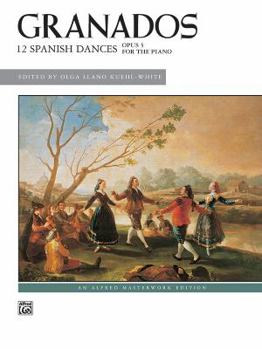 Paperback Twelve Spanish Dances, Op. 5 Book