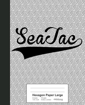 Paperback Hexagon Paper Large: SEATAC Notebook Book