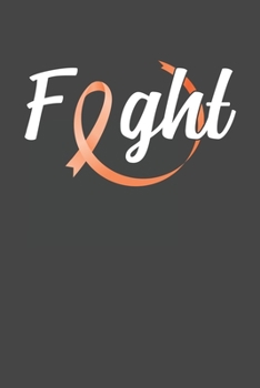 Paperback Fight: Gynecological Cancer Awareness gift for cancer patience in the hopital Chemo Cancer Fighter Warrior Book