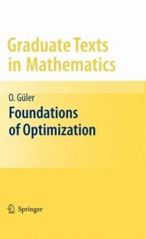 Hardcover Foundations of Optimization Book