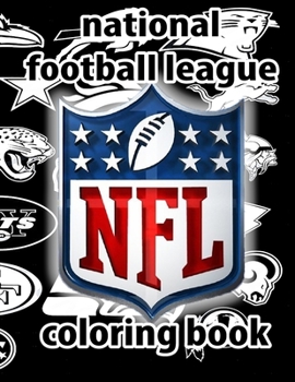Paperback NFL Coloring Book: 50+ illustrations of logo and helmets of your favourite teams Book