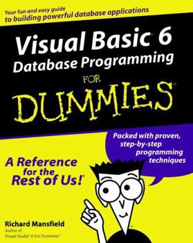 Paperback Visual Basic 6 Database Programming for Dummies Book