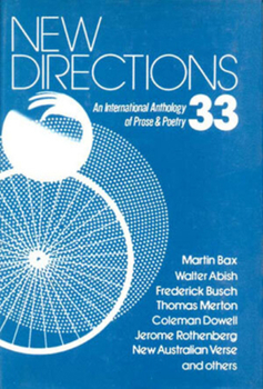 Hardcover New Directions 33: An International Anthology of Prose and Poetry Book