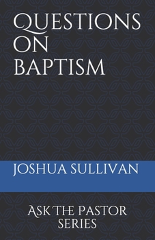 Paperback Questions on Baptism Book