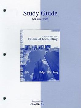Paperback Study Guide for Use with Fundamentals of Financial Accounting Book