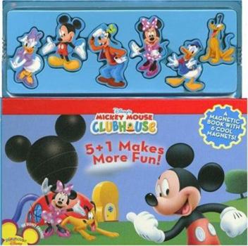 Hardcover Mickey Mouse Clubhouse 5+1 Makes More Fun [With 6 Magnets] Book