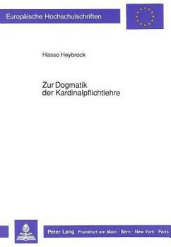 Paperback Zur Dogmatik Der Kardinalpflichtlehre [German] Book