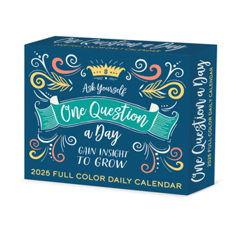 Calendar One Question a Day 2025 6.2 X 5.4 Box Calendar Book