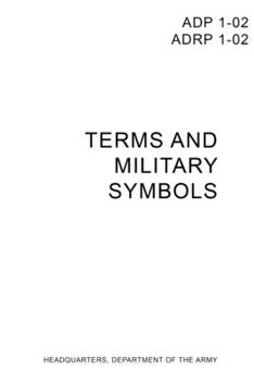 Paperback ADP/ADRP 1-02 Operational Terms and Military Symbols Book