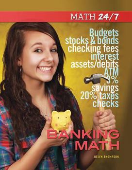 Library Binding Banking Math Book