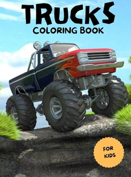 Hardcover Trucks Coloring Book for Kids Book