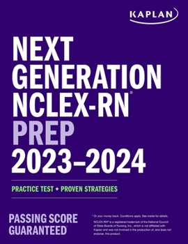 Paperback Next Generation Nclex-RN Prep 2023-2024: Practice Test + Proven Strategies Book