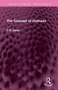 Hardcover The Concept of Holiness Book