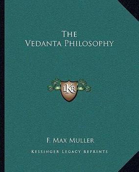 Paperback The Vedanta Philosophy Book