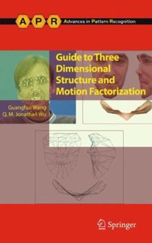 Paperback Guide to Three Dimensional Structure and Motion Factorization Book