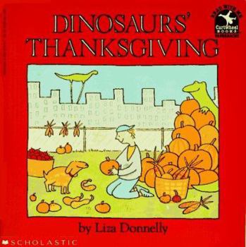Paperback Dinosaurs' Thanksgiving Book